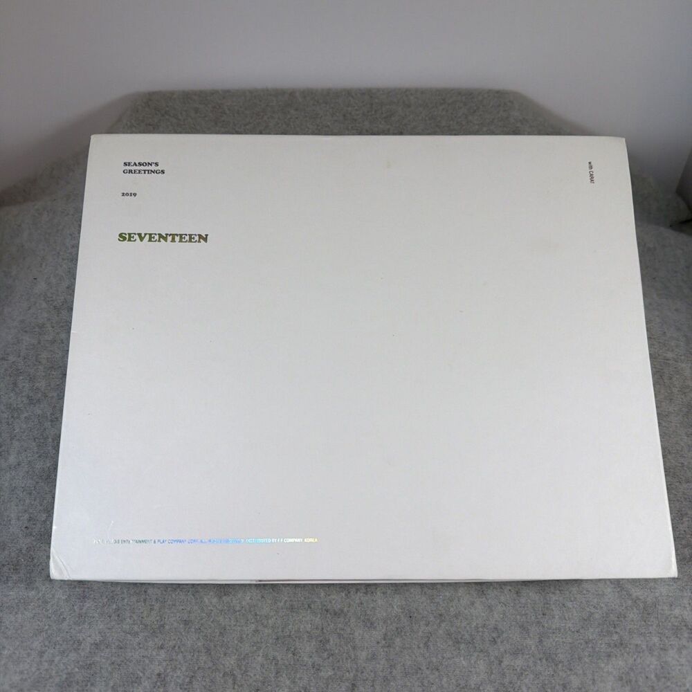 SEVENTEEN 2019 Seasons Greetings Official Merchandise Outbox Set Open Box